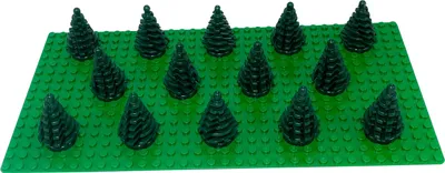 Immagine prodotto di LEGO® Piccolo Albero Abete Pino Abete Verde Scuro - 2435 NUOVO! Quantità 5x