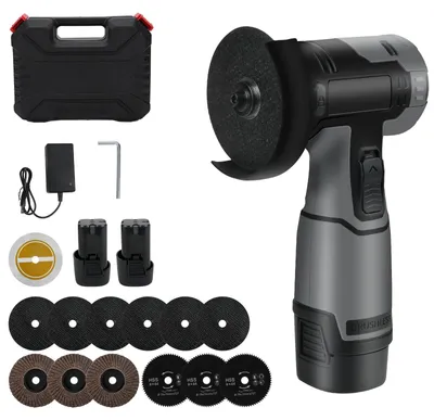 Akku-Winkelschleifer 76 mm, 32.000 U/min, 2 Akkus 16,8 V