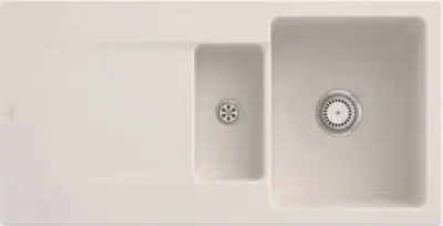 Produktbild von Villeroy & Boch Keramikspüle 333701KR, Siluet 60 R Einbauspüle - inkl.
