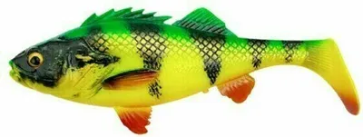 Obrázek produktu pro Savage Gear 4D Perch Shad Firetiger 12,5 cm 20 g Gumová nástraha
