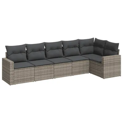 Obrázok produktu pre VidaXL 3251327, Tmavo šedá, Ratan, Oceľ, 110 kg, dospelí a deti, 655 mm, 620 mm