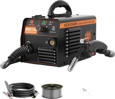 Zdjęcie produktu dla Spawarka MIG, praca bez gazu, technologia falownika IGBT, MIG145