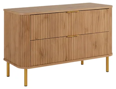 Produktbild von Stehender Badezimmerschrank mit Schubladen und Metallfüßen, B 100 cm