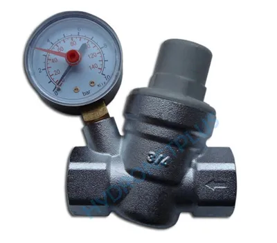 Produktbild von Druckminderer 3/4 Zoll DN20 mit Manometer Wasserregler Messing