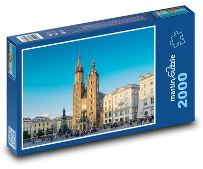 Produktbild von Puzzle 2000 Hauptplatz in Krakau - martinpuzzle