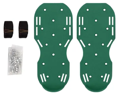 Produktbild von Rasenbelüfterschuhe mit Rasenspitzen – 2 x Belüfterschuhe für die Rasenpflege