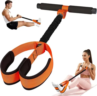 Produktbild von Widerstandsband mit Pedal, Latexschlauch, für Muskelaufbau