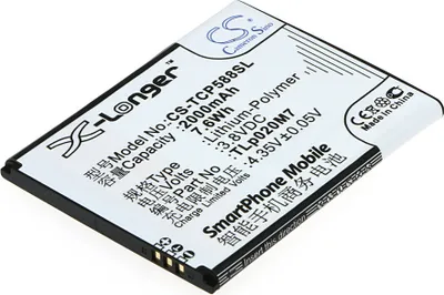 Produktbild von TECHTEK Akku Kompatibel mit [TCL] P588L, TCL P588 Ersetzt TLp020M7