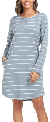 Immagine prodotto di Solidchoice - Pigiamino da donna in cotone, maniche lunghe, comodo