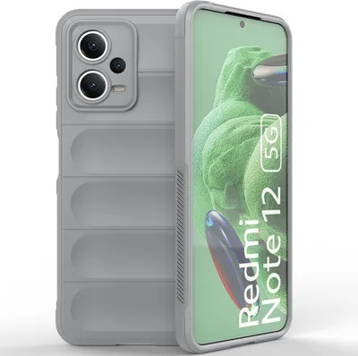 Produktbild von Redmi Note 12 5G Hülle, Weich TPU Silikon Stossfest Anti-rutsch Schutzhülle für Xiaomi Redmi Note 12 5G Grau