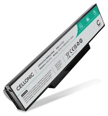 Produktbild von CELLONIC 1x Akku für Notebook Kompatibel mit ASUS X73S, K73S, N73S, - (6600mAh, 10.8V)