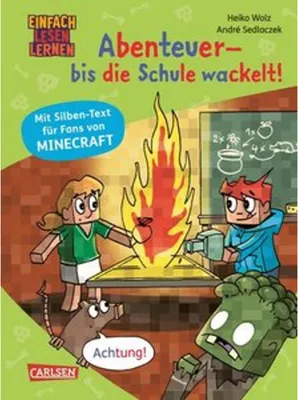 Obrázek produktu pro Minecraft Silben-Geschichte: Abenteuer - bis die Schule wackelt!