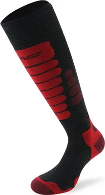 Produktbild von Lenz Skiing 3.0 Socken Farbe: Anthrazit/Rot, Grösse: 39-41