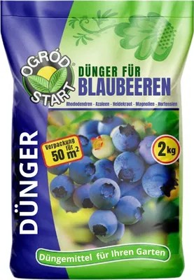 Produktbild von Heidelbeeren Dünger Blaubeeren Vaccinium Beerendünger Obstdünger 50m2 NPK 2kg