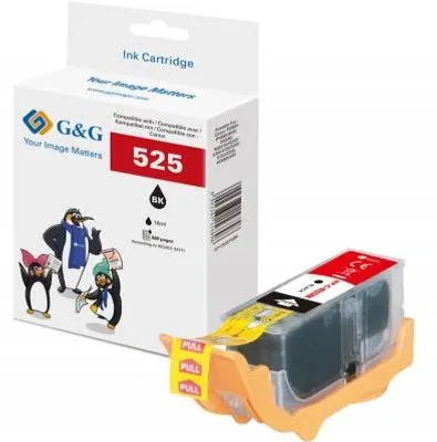 Produktbild von G&G | Ninestar Druckerpatrone kompatibel mit Canon PGI-525BK/4529B001