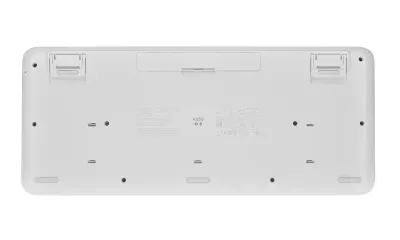 Zdjęcie produktu dla Logitech 920-010968, Pełnowymiarowy (100%), Bezprzewodowy, Bluetooth, Membranowa, AZERTY, Biały