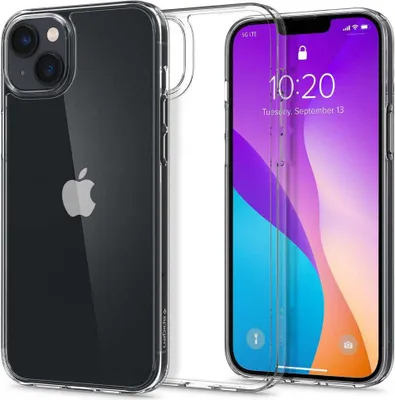 Produktbild von Spigen ACS04886, Cover, Apple, iPhone 14 Plus, 17 cm (6.7"), Transparent