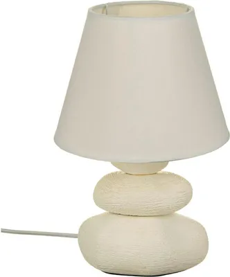 Zdjęcie produktu dla Lampa stołowa Mer ozdobna beżowa