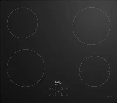 Image de Beko HII64401QT Black Built-in 60 cm Zone induction hob 4 zone(s)