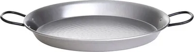 Produktbild von Paella-Pfanne Stahl poliert Ø 90 cm mit 4 Griffen