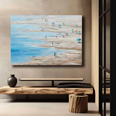 Produktbild von Wallity, 70100softc-004, Dekorative Leinwandmalerei, 100 % LEINWAND, Mehrfarbig, 70 x 100 cm