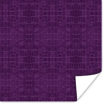Produktbild von MuchoWow® Poster Leder - Textur - Tiere 75x75 cm - Wand Dekoration