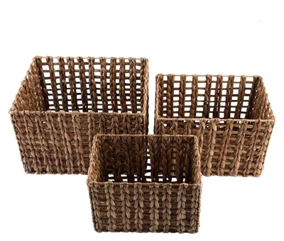 Obrázok produktu pre Úložný kôš z vodnej hyacinty - veľký