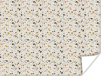 Produktbild von MuchoWow® Poster Lehm - Muster - Terazzo 120x90 cm - Wandbild