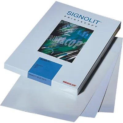 Zdjęcie produktu dla Folia samoprzylepna REGULUS SIGNOLIT SC, DIN A4, krystalicznie przezroczysta