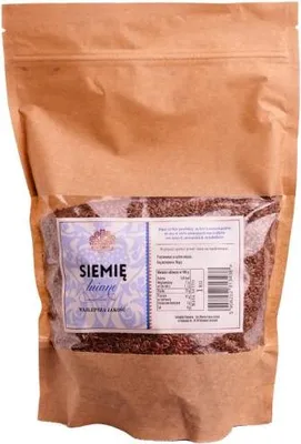 Produktbild von Brauner Leinsamen 1kg - Schronisko Bukowina