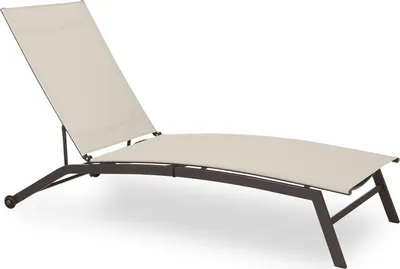 Produktbild von Gartenliegestuhl STACK beige