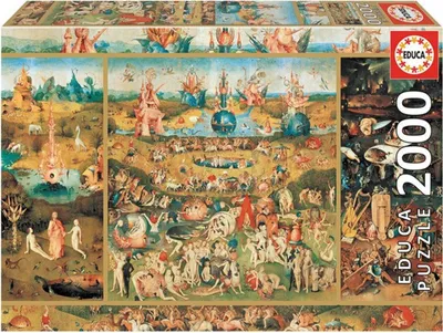 Obrázok produktu pre Educa Puzzle 9218505 - Záhrada pôžitkov - 2000 dielikov