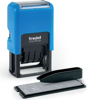 Produktbild von trodat Datumstempel Printy 4.0 4750 Typo Set schwarz