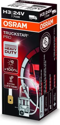 Produktbild von Osram Truckstar Pro Next H3 3200K 70W 24V Kartonbox 1 Stück