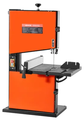 Immagine prodotto di Sega a nastro VEVOR, 229 mm, sega a nastro per legno con motore da 373 W (1/2 CV), altezza di taglio di 90 mm, tavolo in alluminio fuso da 300x300 mm, con luce di lavoro a 360°, recinzione obliqua, recinzione a strappo, per la lavorazione del legno