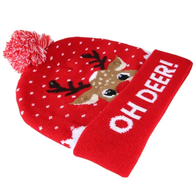Produktbild von Weihnachtsmütze,Weihnachtsmütze gestrickt,Strickmütze,leuchtende Weihnachtsmütze,leuchtende Weihnachtsmütze,Weihnachtsdekorationen