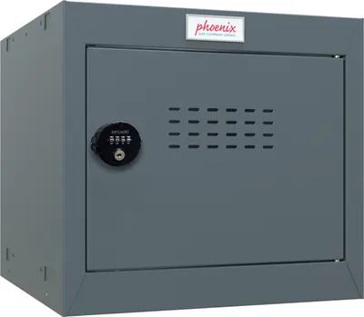 Produktbild von Phoenix CL0344AAC Würfel-Schließfach Cube Locker 44L Anthrazitgrau - Kombinationsschloss - Für Hause, Büro, Fitness, Schüle