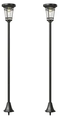Obrázek produktu pro Sada nastavitelných solárních zahradních luceren, 2 režimy, IP44, 180 cm