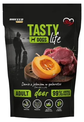 Obrázek produktu pro BIOFEED Chutný psí život jelen 90% sáček 500g
