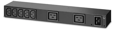 Immagine prodotto di APC AP6120A APC Rack PDU, Basic, 0U/1U, 100-240V/20A, 220-240V/16A, (7)