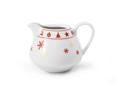 Produktbild von Weihnachtsporzellan, Milchkännchen, 0,35 l, tschechisches Porzellan, Leander