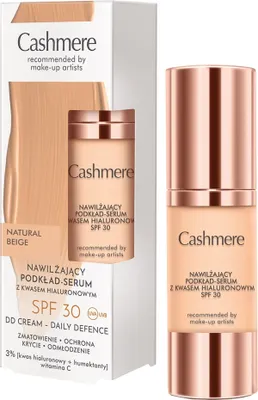 Immagine prodotto di Siero-fondotinta Cashmere SPF30 con acido ialuronico - Idratante, beige naturale, 30ml