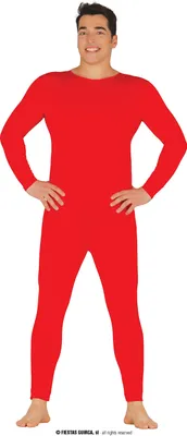 Produktbild von roter Einteiler - Kostüm für Herren Gr. M/L, Größe:L