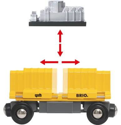 Image de Train de marchandises à trois wagons BRIO
