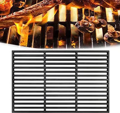 Produktbild von TRMLBE Gusseisen Gussrost Grillrost für BBQ, Holzkohlegrill, Gasgrill Grillgitter Emailliert Grillroste Grill Zubehör【60 x 40 cm】