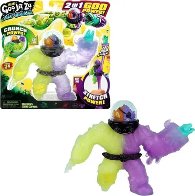 The image shows the packaging and the toy figure of a Goo Jit Zu Deep Goo Sea character named Bowlbreath.