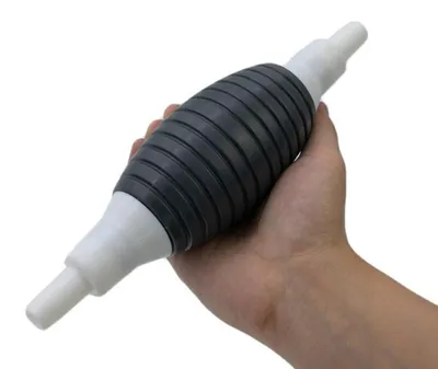 Productafbeelding van Voor water, benzine, diesel, olieleidingen, handpomp, noodpomp, zuigpomp, overpomppomp. Olieverwisselgereedschap van ABS, afmeting 24 cm