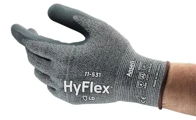 Schnittschutzhandschuhe S (7), 12 Paar, grau, Fortix, ZONZ