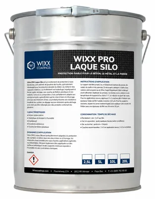Image de Wixx PRO Laque Silo Noir - Noir - 2,5L, Image générée par une IA