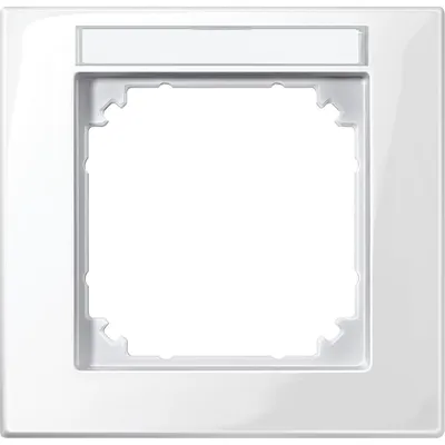 Produktbild von Merten M-PLAN-Rahmen 1f. pws/gl 514119